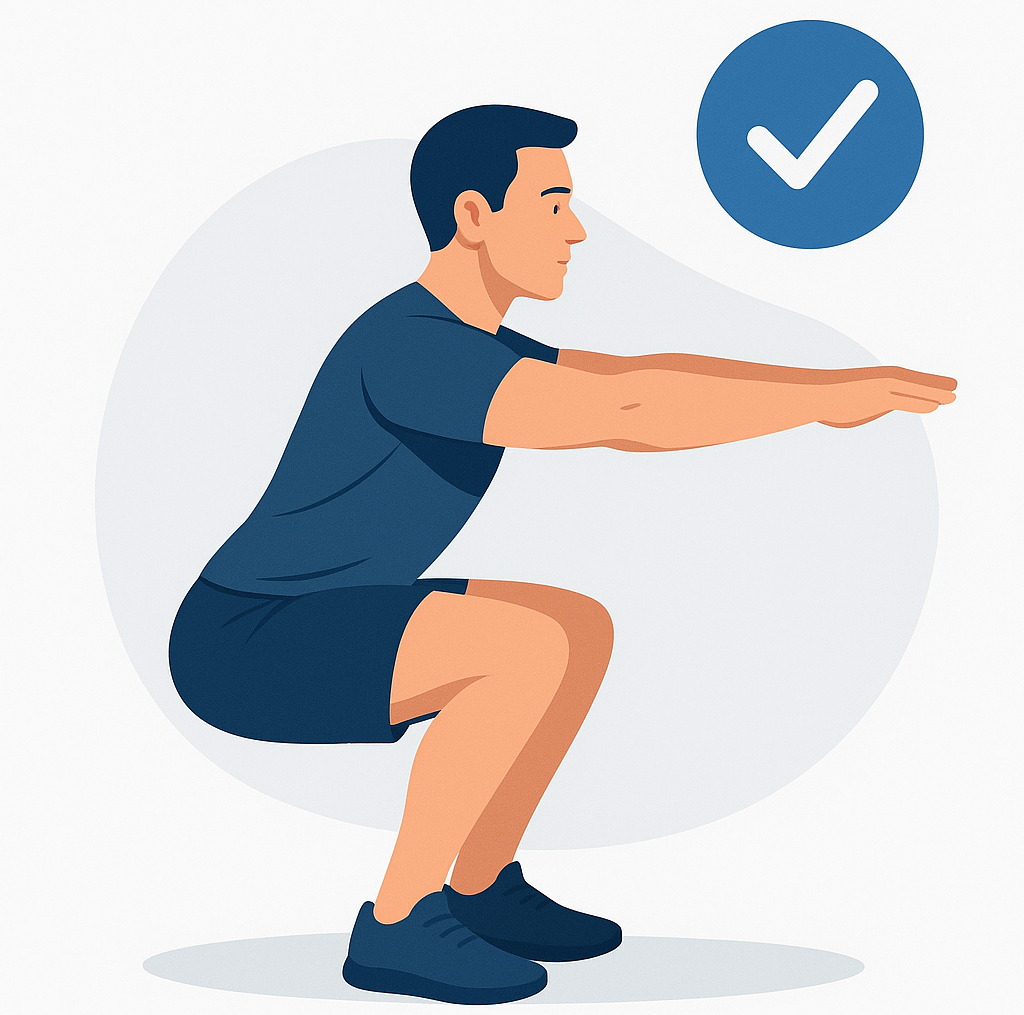 Como fazer agachamento correto